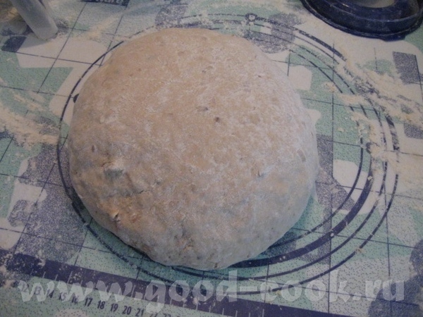 Начинаем руками тщательно месить тесто, подсыпая по необходимости муку, примерно процесс этот займе... - 2