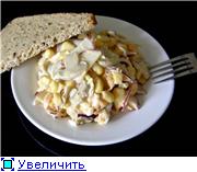 Кукурузный салатик с грибами