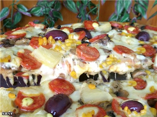 ПИЦЦА «GOURMET» (для настоящих гурманов) Для этой пиццы нам понадобится : Готовая основа для пиццы... - 3