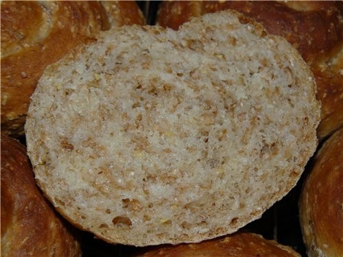 Булочки с дроблёнкой - Schrotbrцtchen