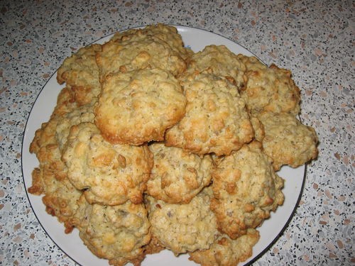 А я с овсяными печеньками от Сэнди