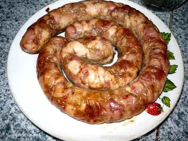спаибо за домашнюю куринную колбасу