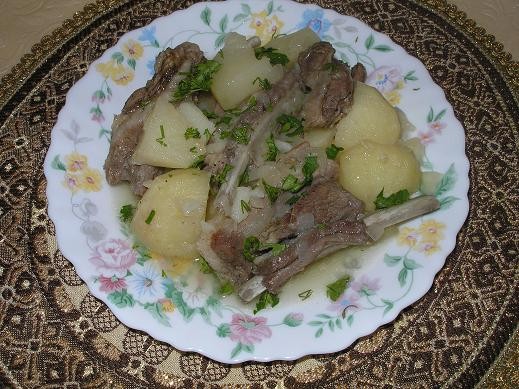 На обед я сегодня приготовила СУП-ХАРЧО Баранину с картошечкой - 2