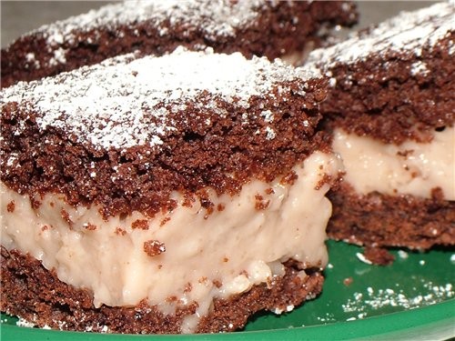 Нежные пирожные с грецкими орехами