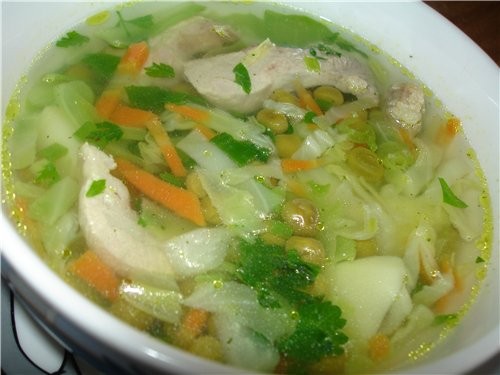 МЯСНЫЕ ГНЕЗДЫШКИ ОВОЩНОЙ СУПЧИК ЖЕЛЕ (рецептик не пишу, потому что желе из пакетиков ,просто раство... - 3
