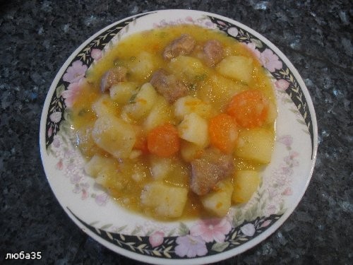 тушеная картошка