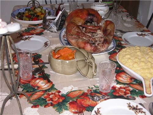 Ужин на День Благодарения 2007