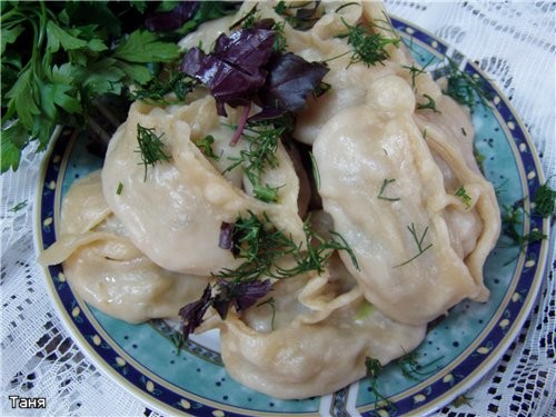 Сегодня делала Манты с мясом , только не стала мясо резать(и времени не много,да и мяса не было ),а... - 2