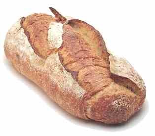 Pugliese bread = pan Pugliese итальянский хлеб с хрустящей корочкой Хлеб из грубой непросеянной ржа...