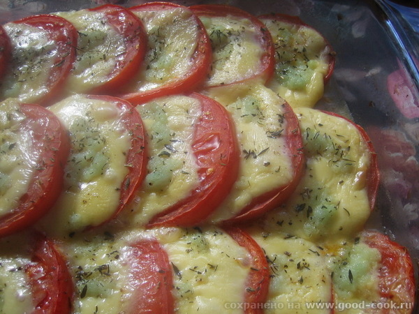 Помидоры, запеченные с сыром