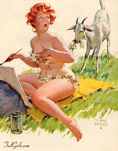 этот стиль называется Pin-up girl / Посмотри на этой странице есть 2 на авто: а я обожаю толстушку... - 3