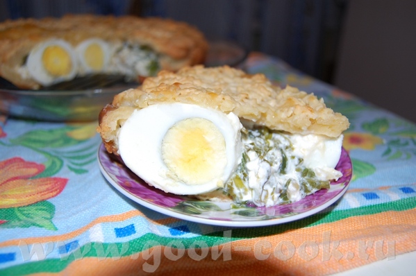 ПАСХАЛЬНЫЙ ПИРОГ С ЯЙЦАМИ И ШПИНАТОМ - 2