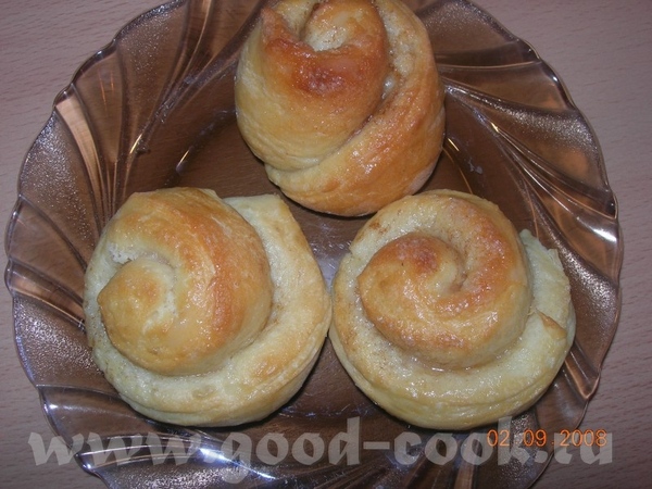 Вот мои плюшки с корицей