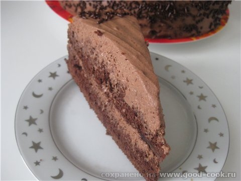 Шоколадный торт с шоколадно - апельсиновым муссом
