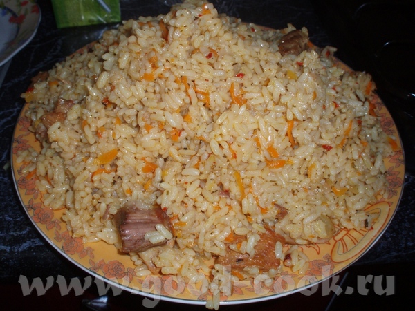 УЗБЕКСКИЙ ПЛОВ В ГАЗАНЕ Нигулечка, спасибо, очень вкусно