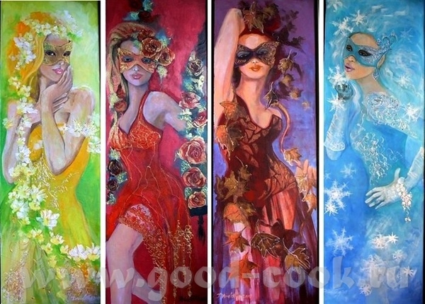 Весна, лето, осень, зима Художница Dorina Costras