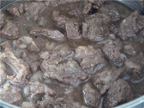 Мы дома делали гуляш всегда так: Гуляш из говядины