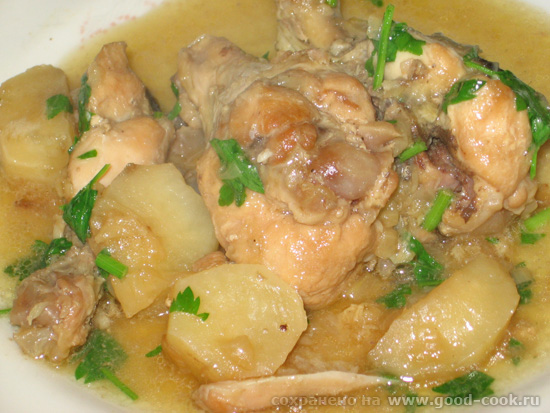 курица с артишоком
