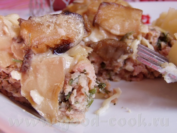Картофельно-мясные корзиночки,запеченные с грибным соусом На 10 корзинок: 500-600 г любого мясного... - 2