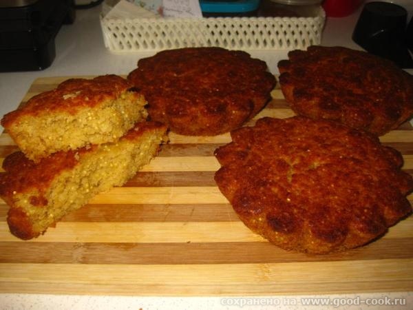 Кексики с медом и пшеном