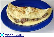 Омлет с грибами и беконом