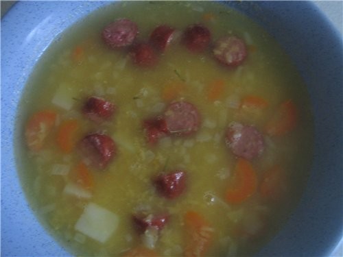 Таню, спасибо тебе за очень вкусный супчик с чечевицей Просто объеденье