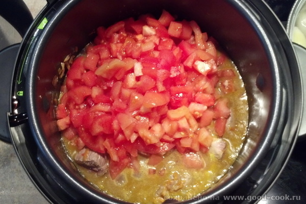 Готовим венгерский суп-гуляш: томаты