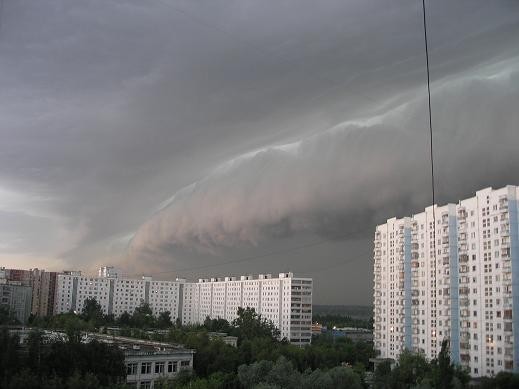 Сегодня рано утром перед грозой