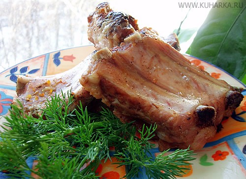 "РЕБРЫШКИ С ЧЕСНОКОМ И ЛИМОНОМ"