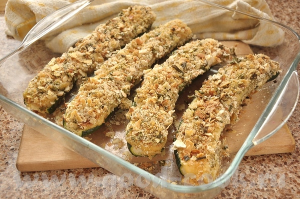 Кабачки в румяной корочке с сыром