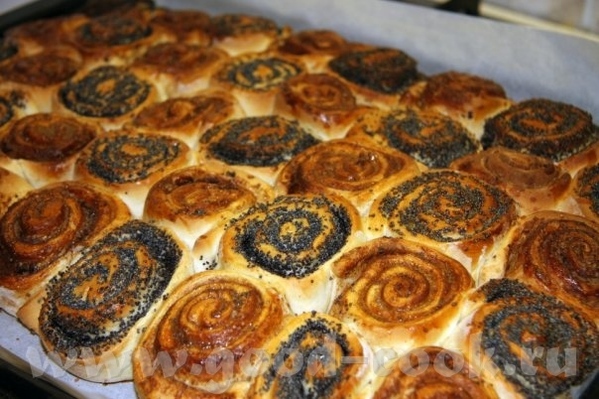 Куриный суп Курица с картошкой в рукаве и салат из крабовых палочек Плюшки с маком, коричневым саха... - 3
