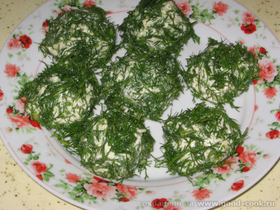 шарики в укропе