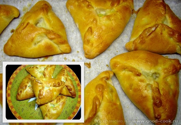 Самса с курицей и тыквой