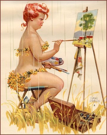 этот стиль называется Pin-up girl / Посмотри на этой странице есть 2 на авто: а я обожаю толстушку... - 4