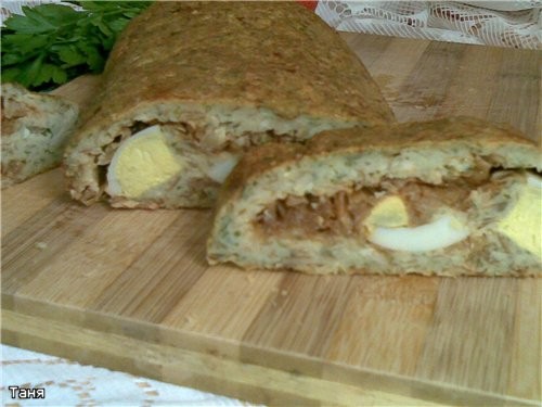 Хлебно-мясной батон с капустой Хлебный кругляш с баклажаном и сыром Дрожжевые булочки с овощной пас... - 2