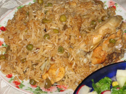 Ароз кон поло - Запеченный рис с курицей по-мексикански курица -1 - 4
