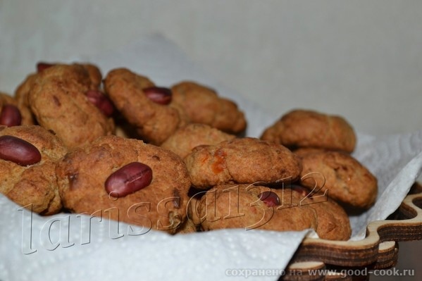 СОЛЁНОЕ РЖАНОЕ ПЕЧЕНЬЕ С АРАХИСОМ