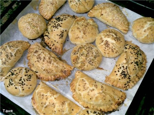 Пирожки и булочки с баклажаном и сыром (Люблю баклажаны и сыр - 2