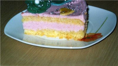 Торт Розовый - 150 г Маргарина - 100 г - 2
