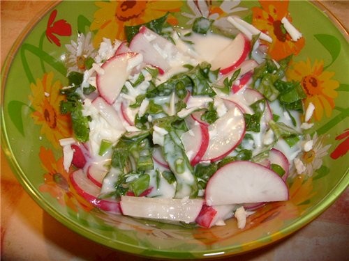Девочки, принесла вам новый салатик, очень вкусный и сочный