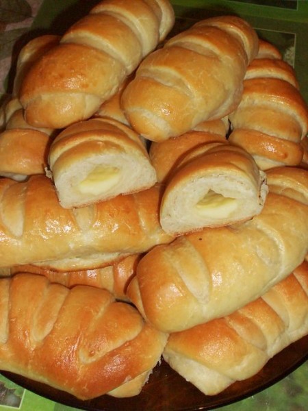 Мои гусенички и кифле с сыром Гауда - 2