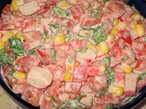 Салат "Розовое облако"