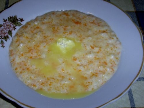 Рисовая каша с тыквой