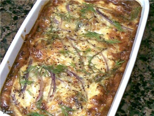 Филе лосося под сливками с яйцом 3 куска филе лосося без кожи(по 200 г) 1 стакан сливок 1 яйцо 50 г... - 2