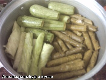 какая прелесть мм а я сегодня я готовила Махши из виноградных листьев(довали) и капустных листьев (...