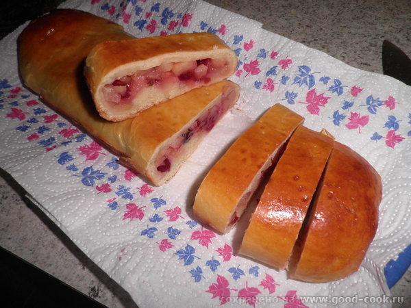 Яблочный батончик разрез