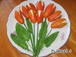 Поварёнок: Закуска"Тюльпан" От ELMIRA-5 Ингредиенты для "Закуска"Тюльпан"" Помидоры 5 шт Творог 50... - 6