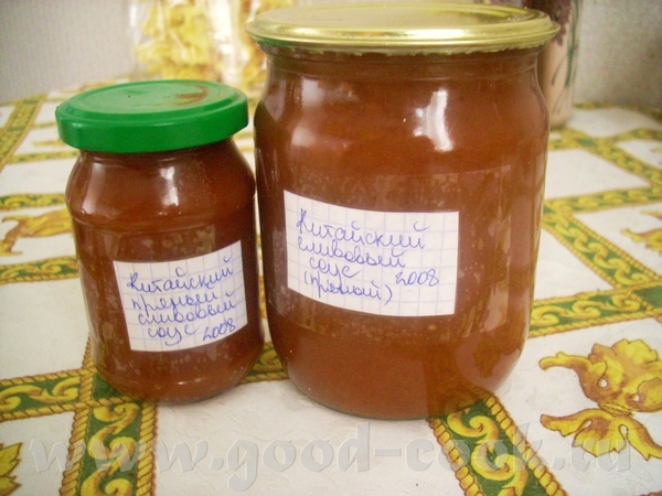 Китайский сливовый соус Яблочное варенье с карамелью
