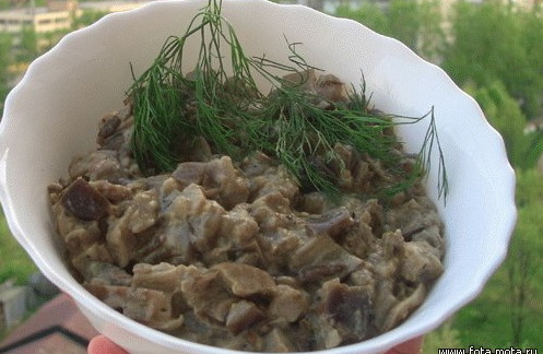 жульен из баклажанов