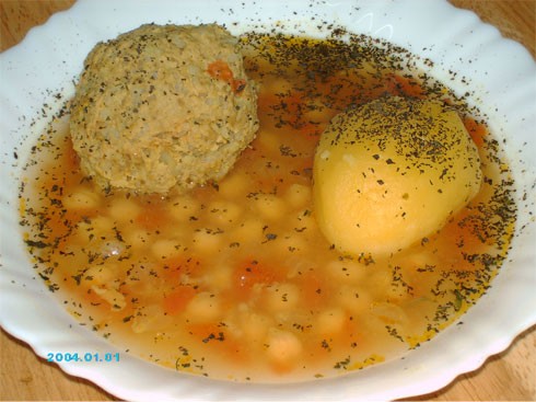 А у нас сегодня на обед суп Кюфтя-Бозбаш из Азербайджанской кухни